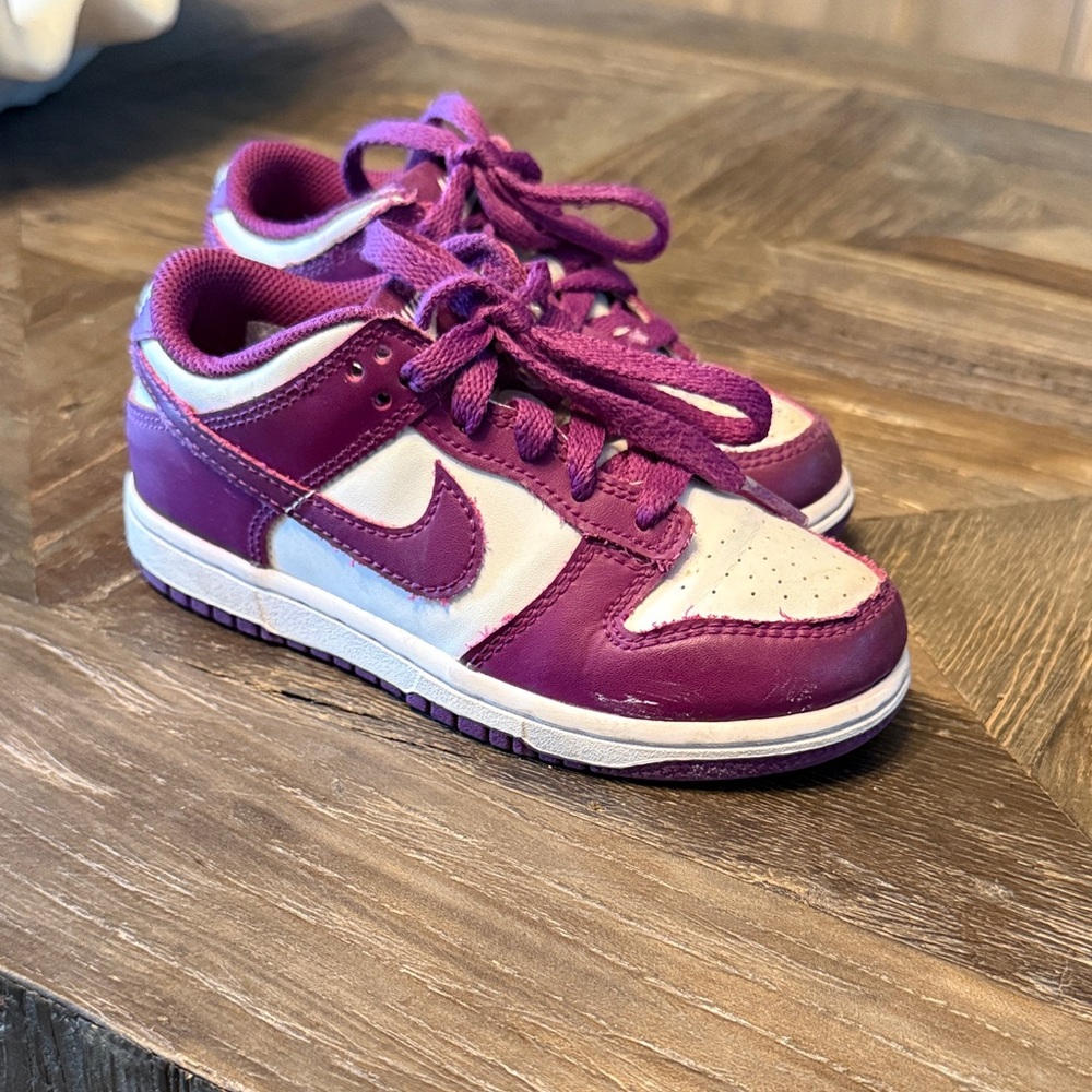 Nike Kids Sneakers - Purple and Cream - Picture 3 of 4